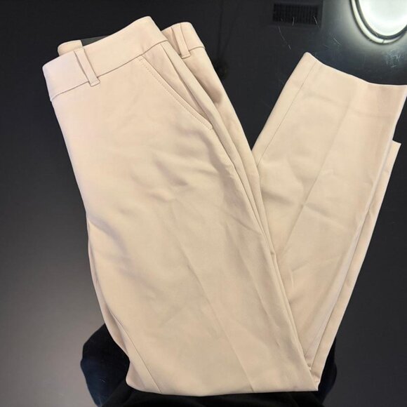 White House Black Market Slim Ankle Pants 4S — Beige, NWT - Picture 2 of 7